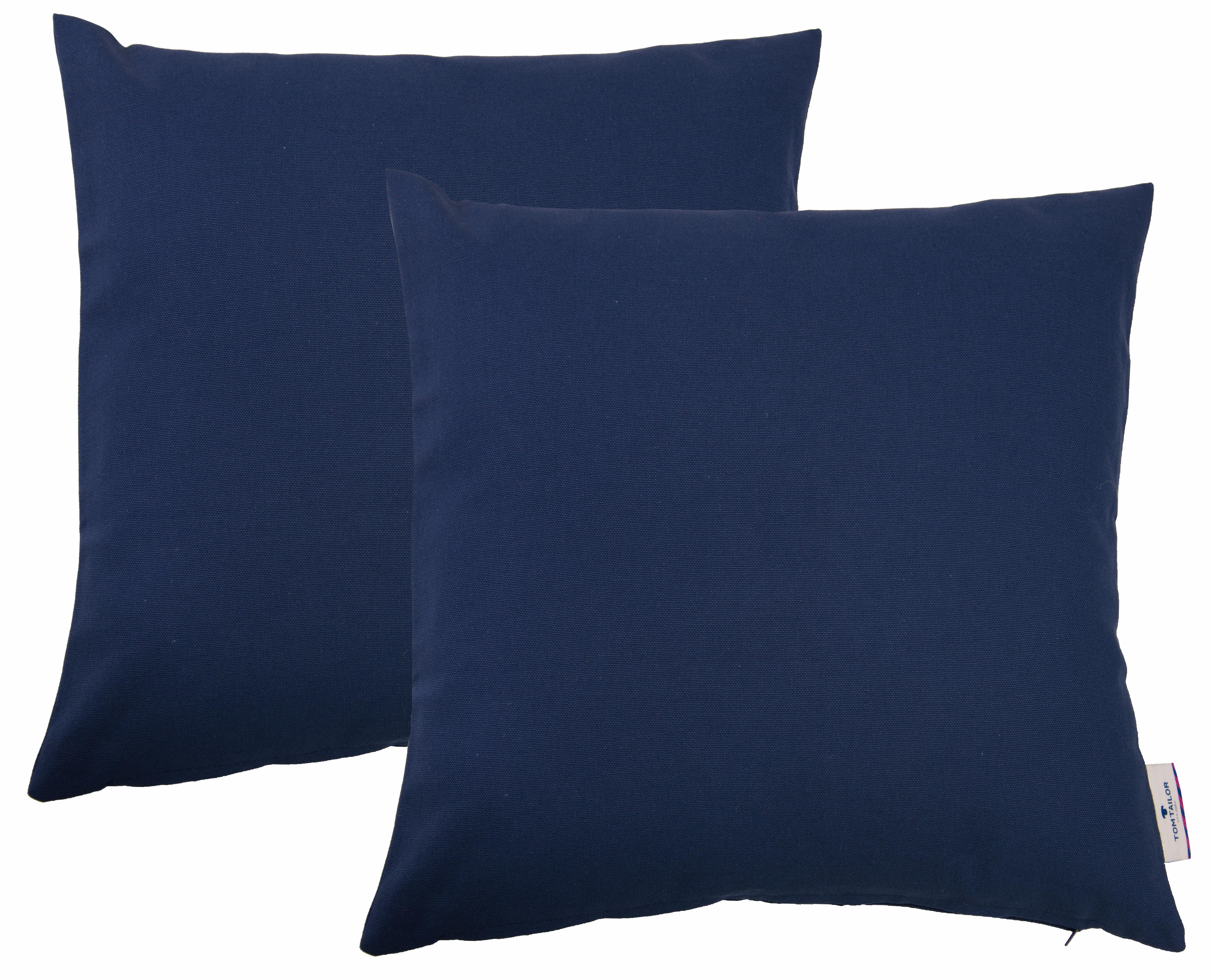 TOM TAILOR HOME Dekokissen Dove, unifarben, Kissenhüllen ohne Füllung, 2er günstig online kaufen
