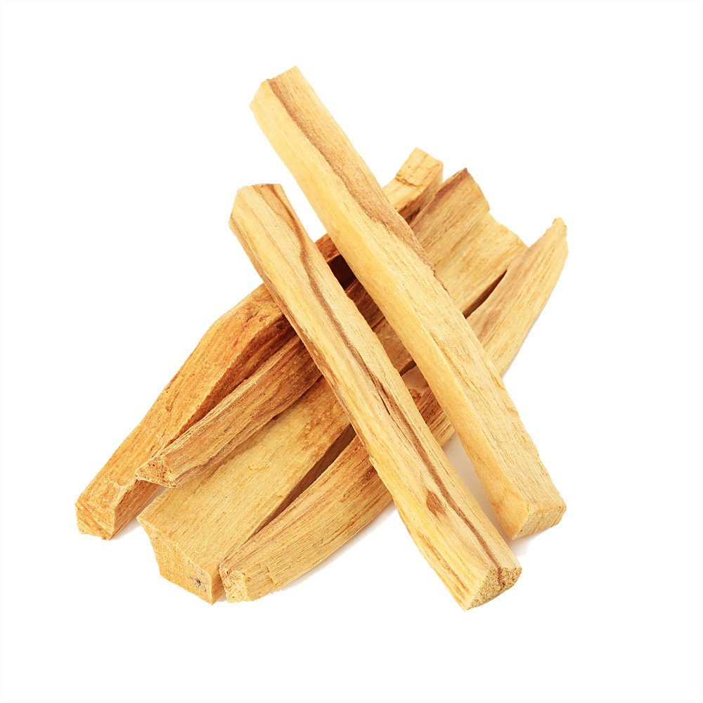 NKlaus Räucherstövchen 4 Stück Palo Santo Räucherholz Heiliges Bursera graveolens-Holz Spirit, süßen und aufheiternden Duft