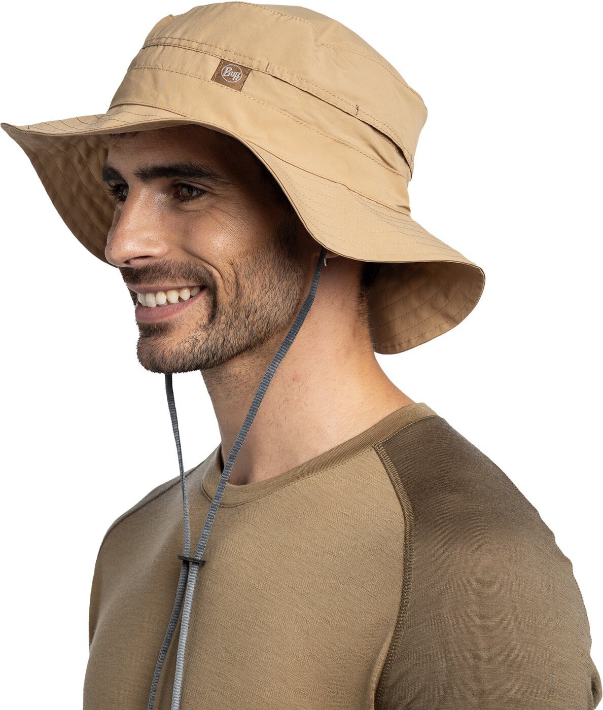 Buff Baseball Cap Explore Booney Hat SOLID FAWN