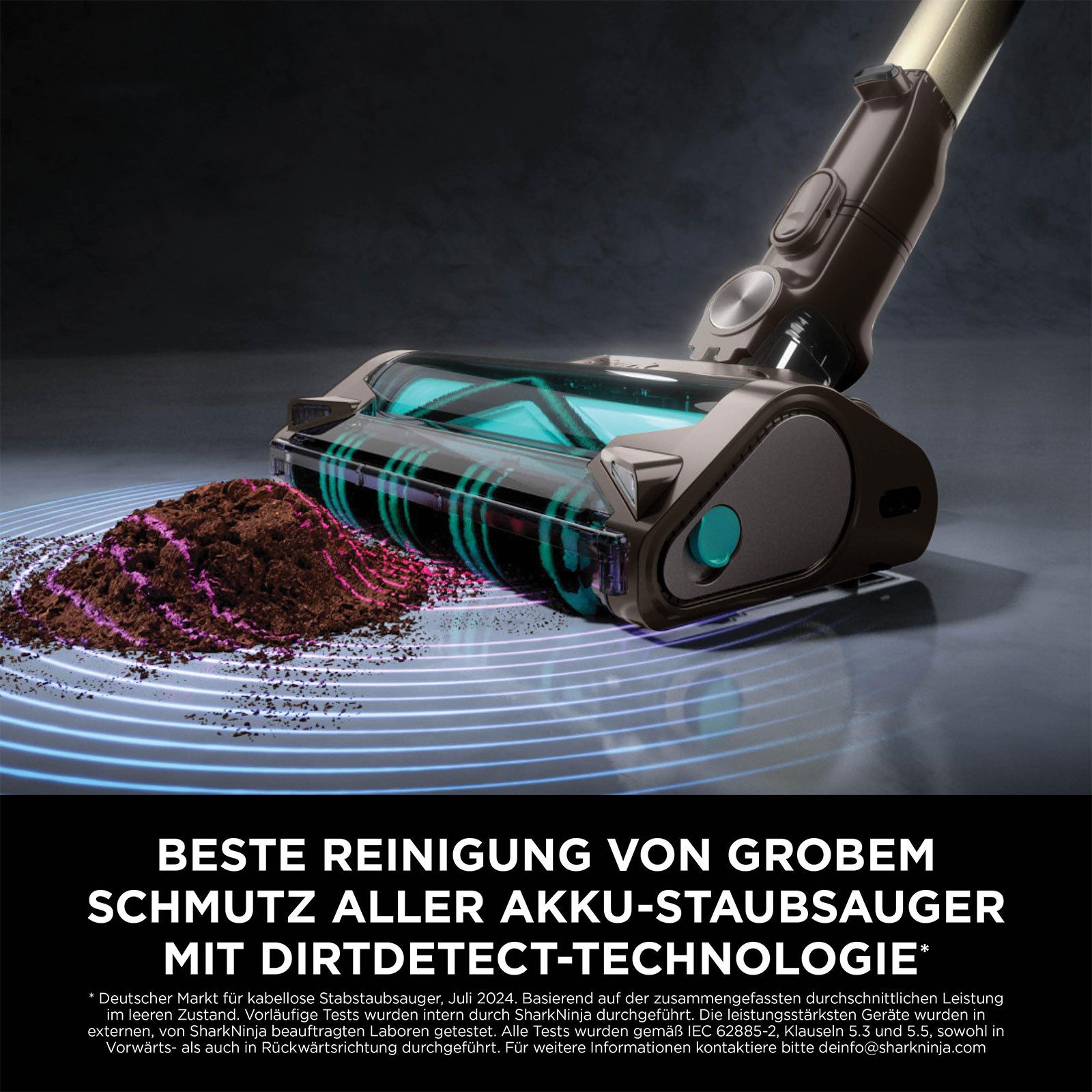 Shark Akku-Hand-und Stielstaubsauger IP3256EUT Detect Pro Max, Akku, Detect Pro Max, Hochleistung