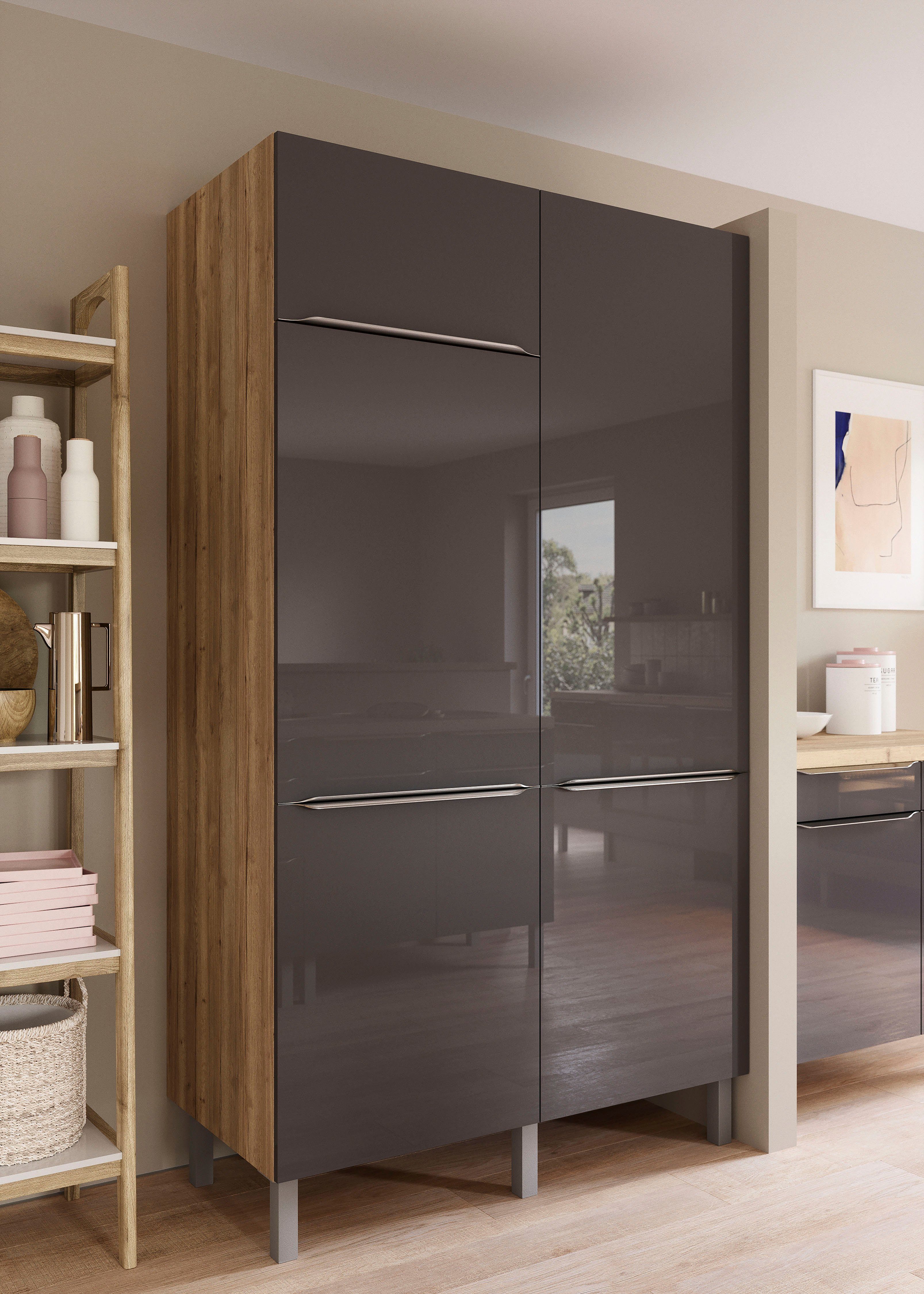 OPTIFIT Pantryküche Lilly2, Breite 120 cm, wahlweise mit E-Geräten