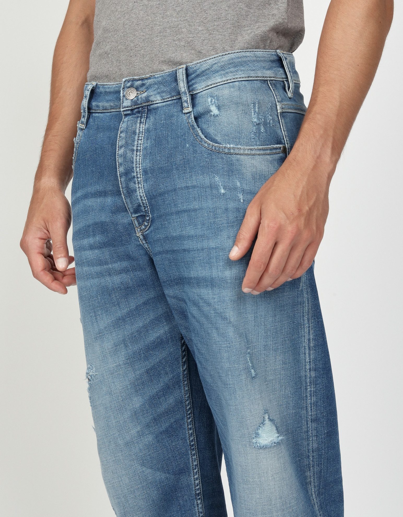 GANG Loose-fit-Jeans 94AIDEN mit doppelter Gesäßtasche