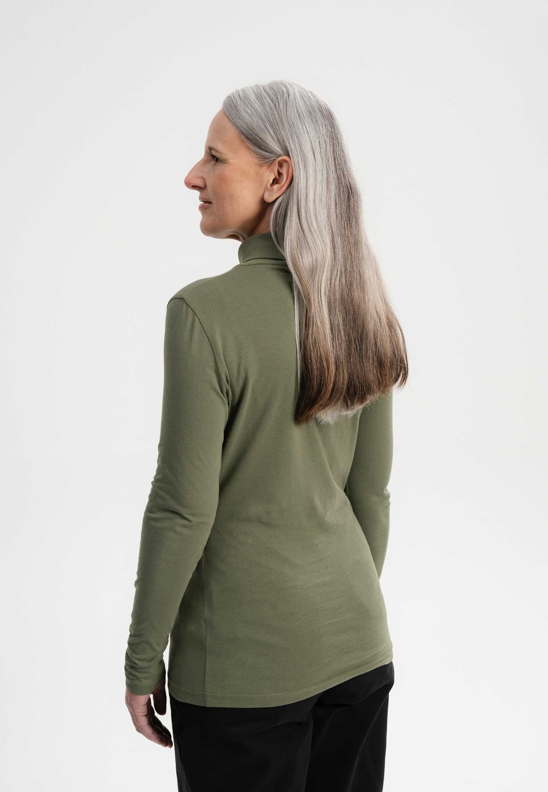 MELA Langarmshirt Damen Turtleneck Shirt ANCHAL günstig online kaufen
