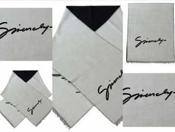 GIVENCHY Strickschal GIVENCHY Unisex Wool Silk Signature Logo Scarf Schal Mufflers Stola Tu