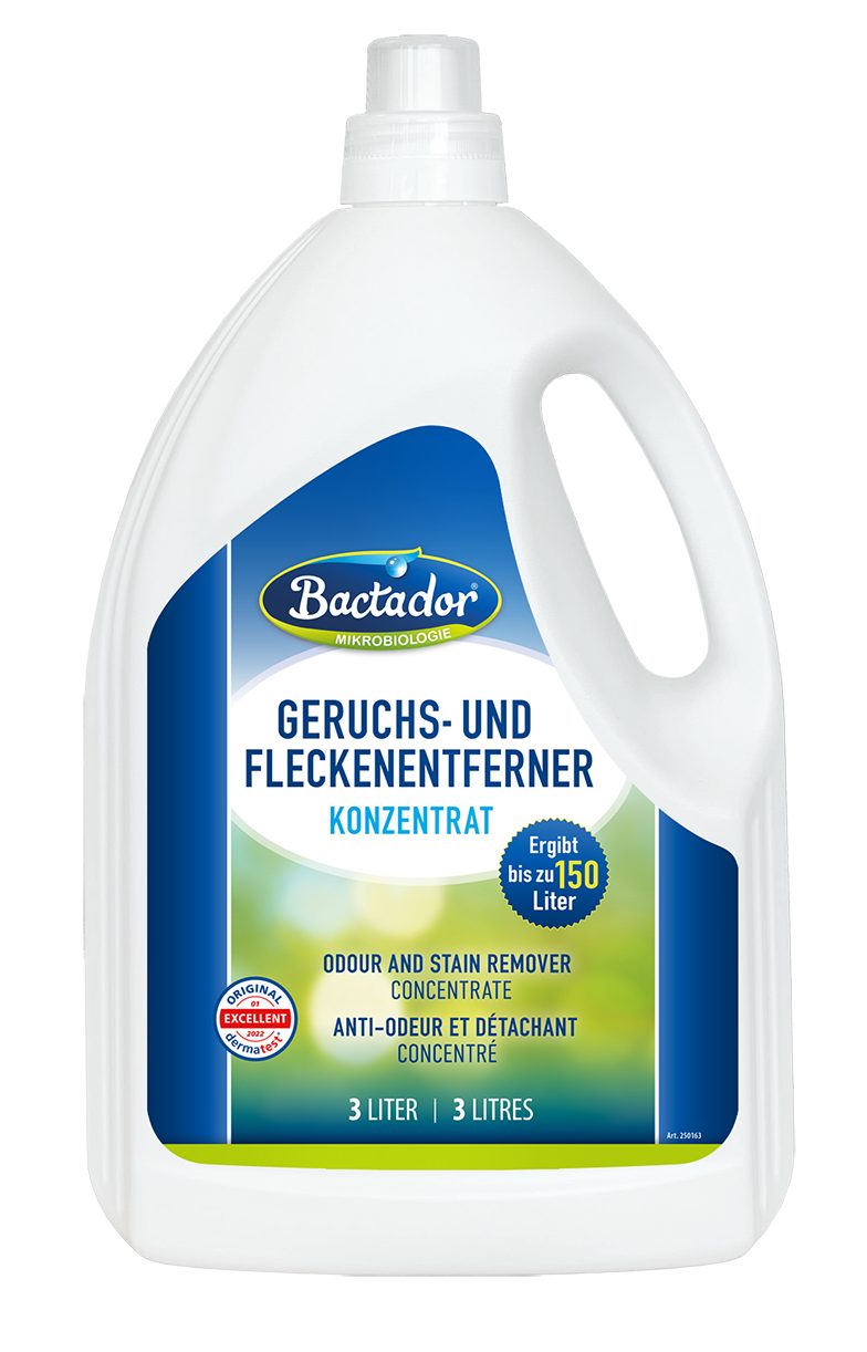 Bactador Geruchs- und Fleckenentferner Konzentrat 3 l Flüssigreiniger