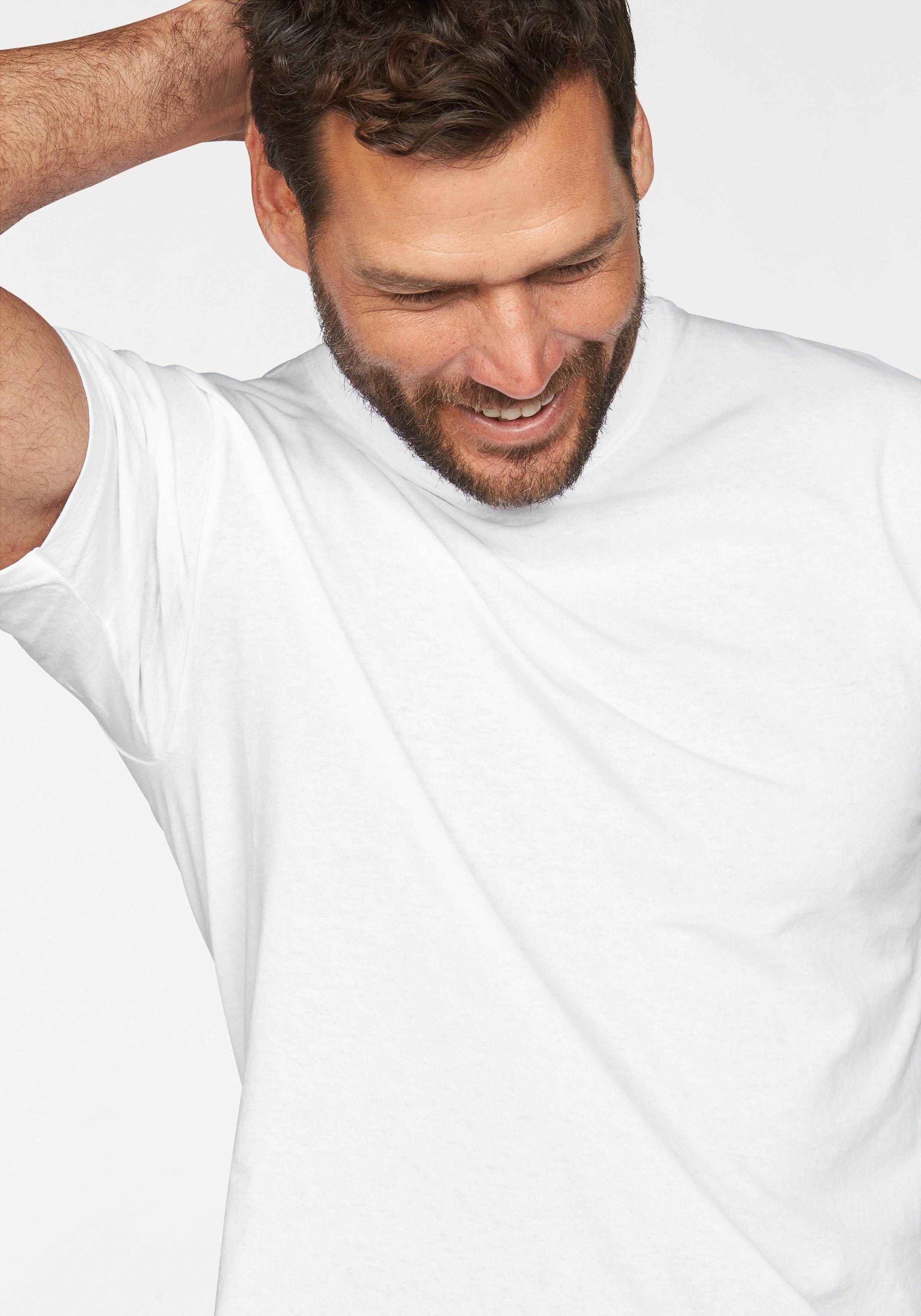 Fruit of the Loom T-Shirt, sechs Stück in unterschiedlicher Farbkomination (Packung, 6-tlg., 6er-Pack) mit Rundhalsausschnitt – Bild 4 von 5