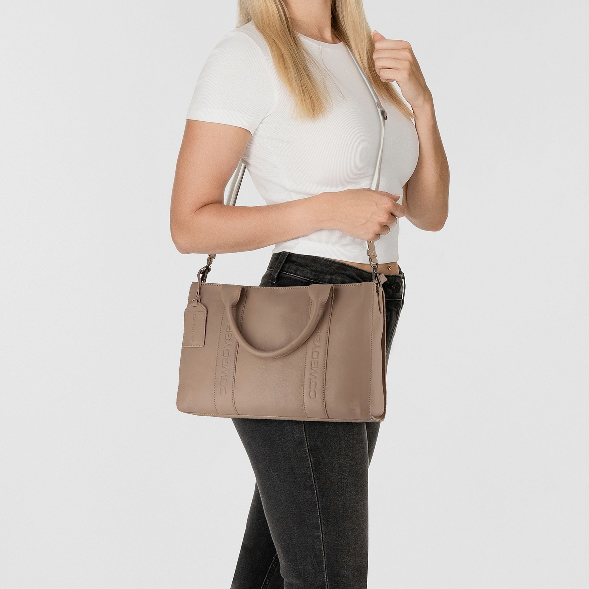 Cowboysbag Schultertasche Oily Cow, Leder