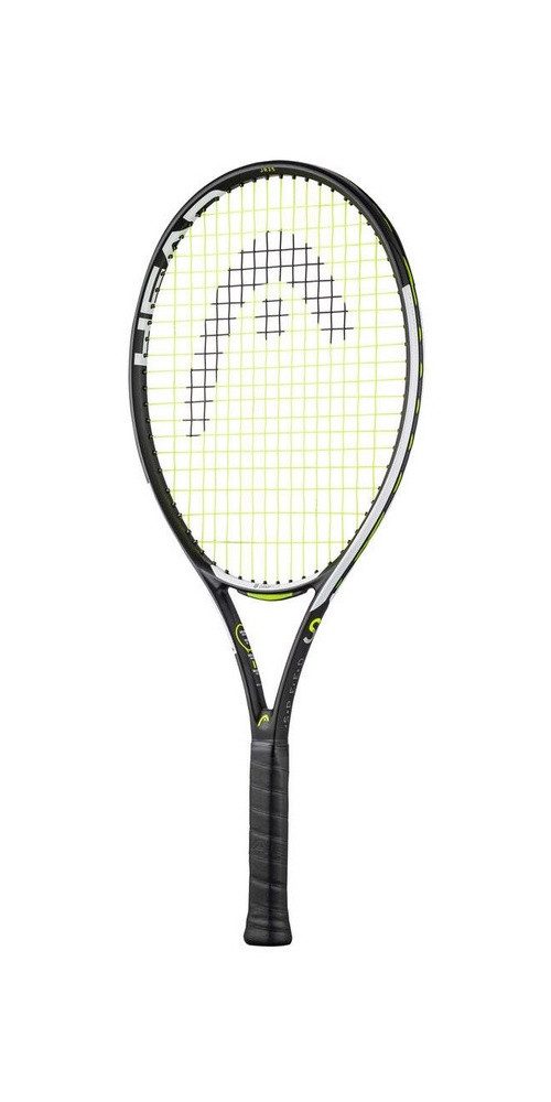 Head Tennisschläger IG Speed JR 25in (9-12 Jahre) 2024 schwarz/grau - besaitet