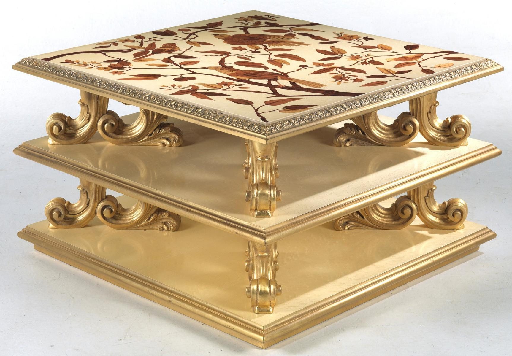 Beistelltisch Couchtisch Tisch Beistelltisch Wohnzimmertisch Holz Royal Beistell