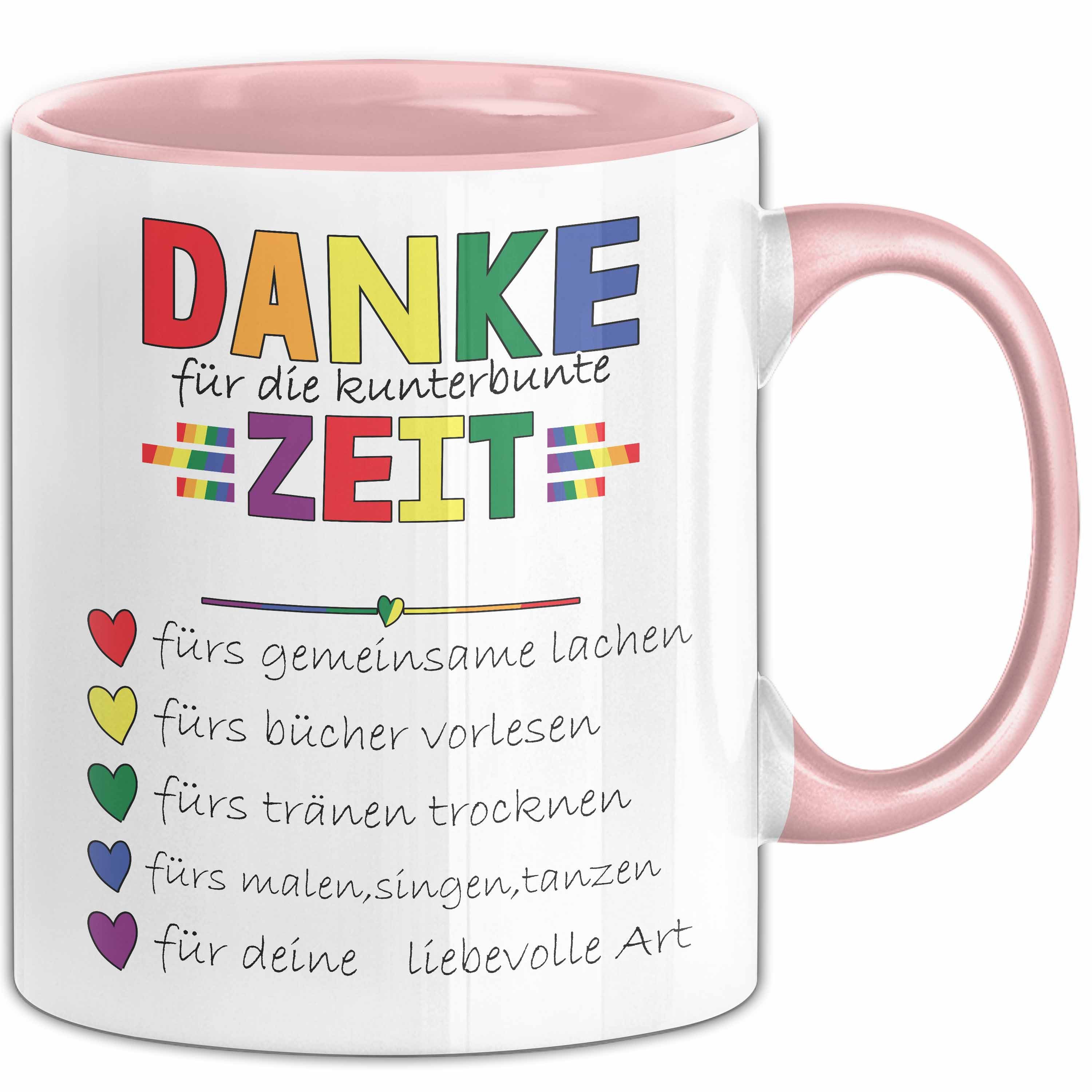Trendation Tasse Erzieherin Abschiedsgeschenk Tasse Abschied Kindergarten Geschenkidee