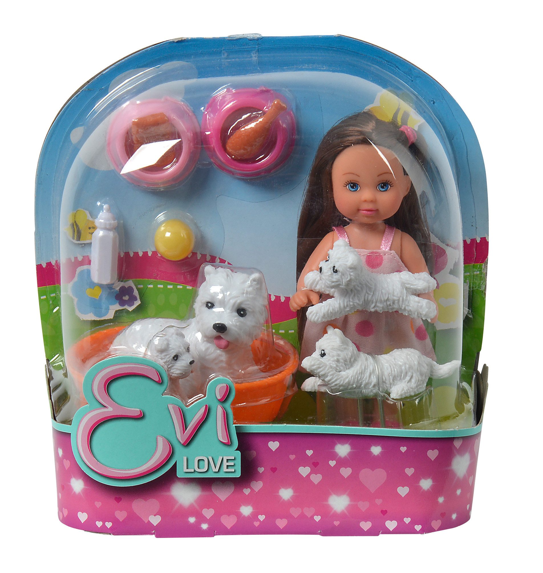 Simba Dickie Anziehpuppe Puppe Evi LOVE Tierfreundin 2fach sortiert günstig online kaufen