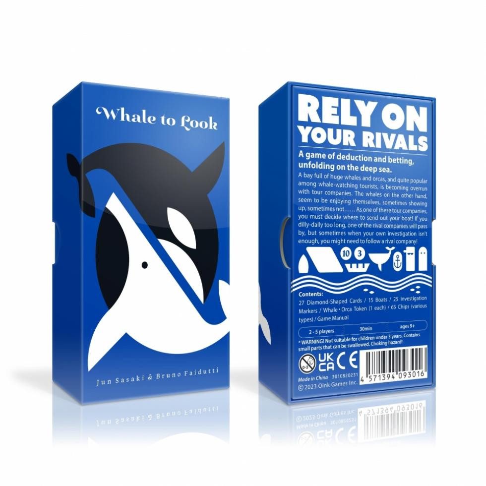 Oink Games Spiel, Whale to Look - englisch