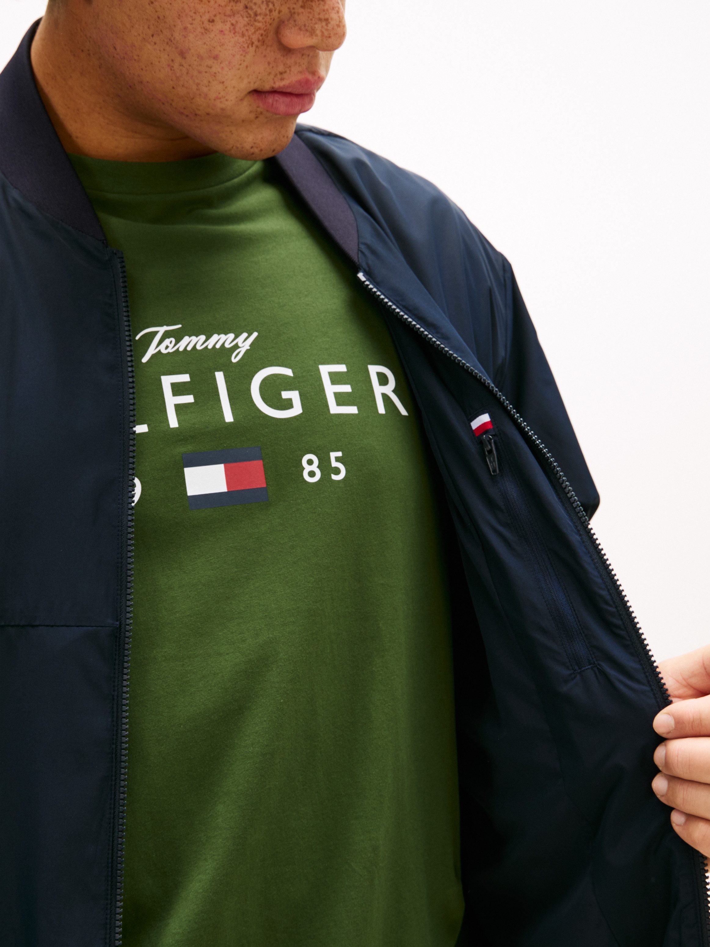 Tommy Hilfiger Big & Tall Bomberjacke BRANDED BOMBER Regular fit für große Größen