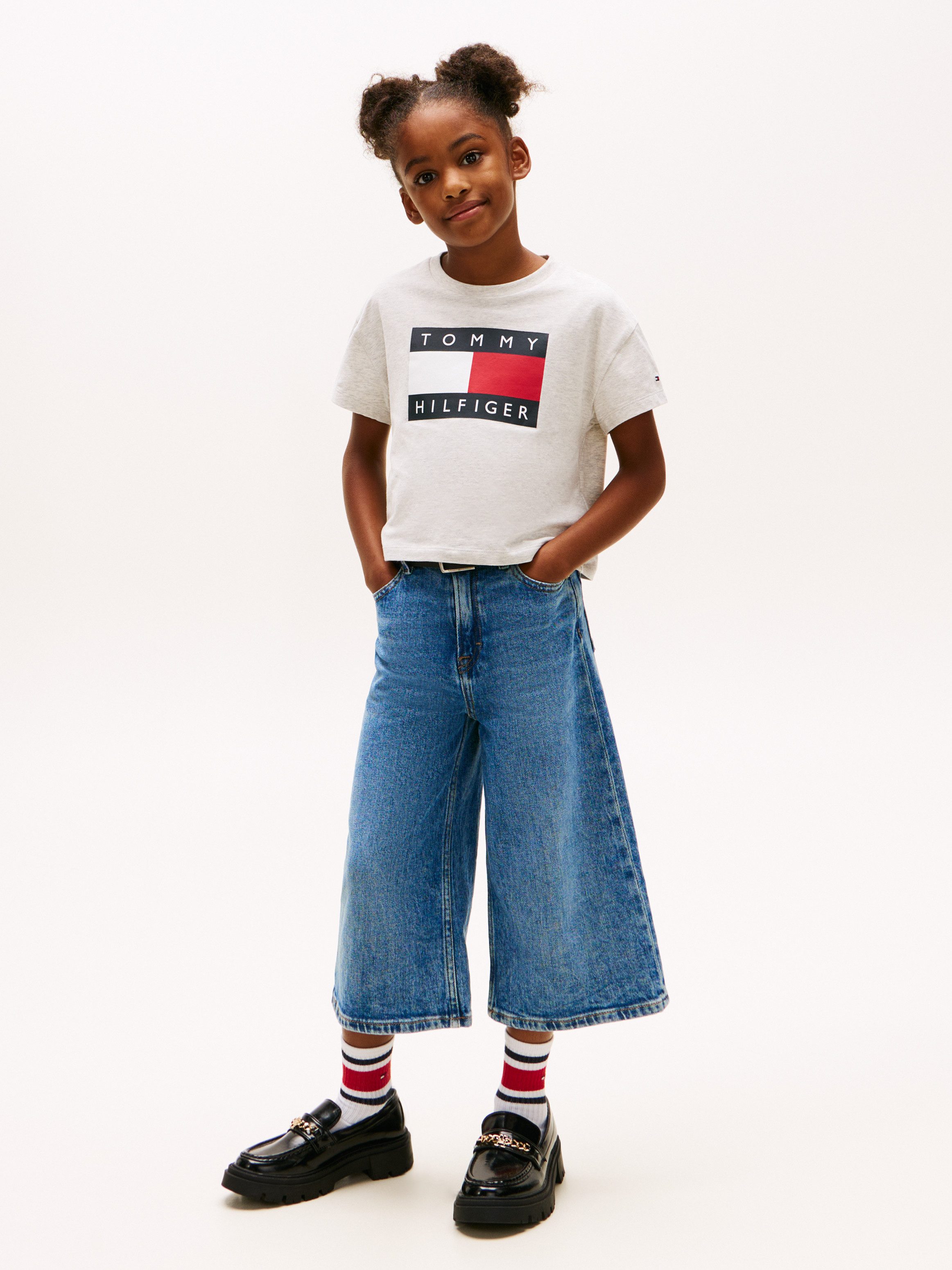 Tommy Hilfiger T-Shirt Kinder bis 16 Jahre, mit Rundhalsausschnitt – Bild 2 von 5