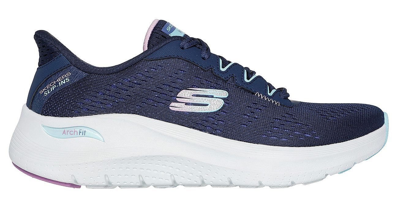 Skechers ARCH FIT 2.0 Slip-On Sneaker, Freizeitschuh mit Slip-ins mit Schnürung – Bild 3 von 5