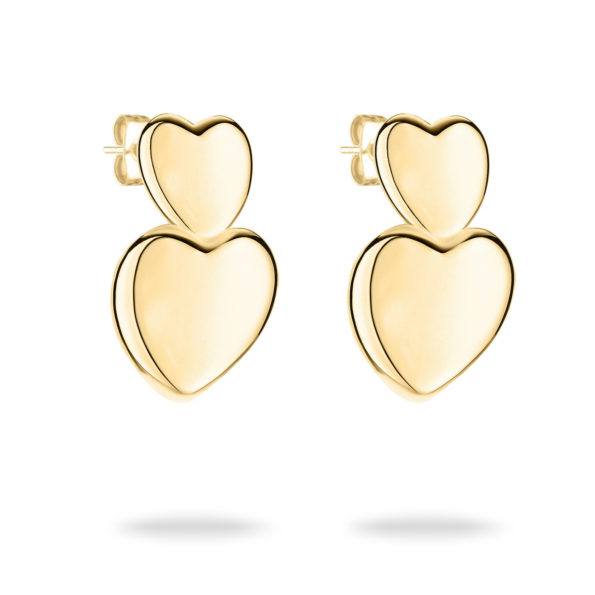 Tamaris Paar Ohrstecker Schmuck Geschenk Edelstahl Ohrringe Bold Hearts Herz