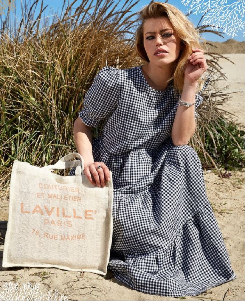 Laville Paris Shopper Laville Paris XXL Shopping & Beach Jutefaser Strandta günstig online kaufen