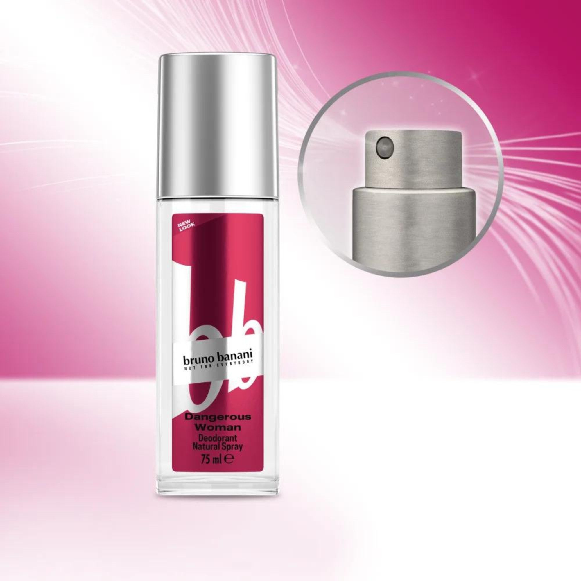 Sibastore Deo-Spray Bruno Banani Dangerous Woman Natural Spray Spray für Frauen, 2 x 75ml