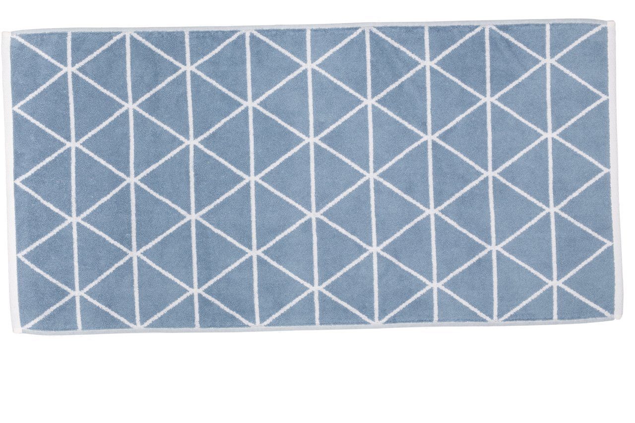 framsohn frottier Badematte Badvorleger 'Triangle Graphics', günstig online kaufen