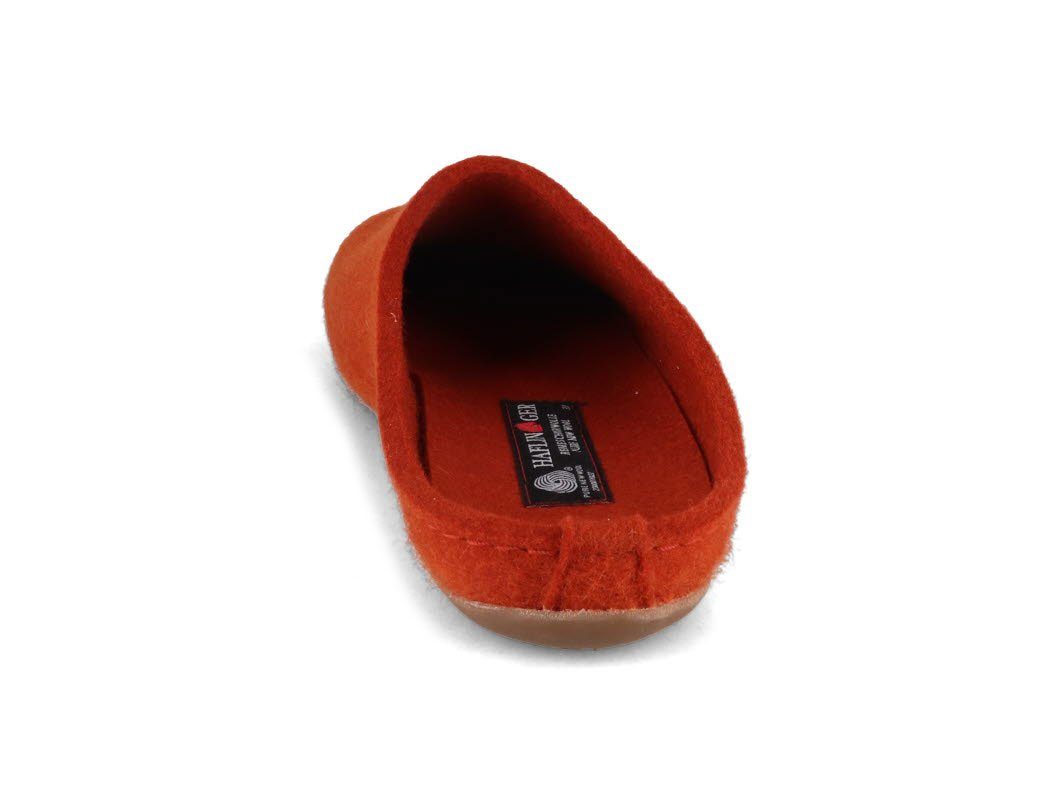 Haflinger Everest Fundus Damen Filzpantoffeln, fuchs, wechselfußbett, damen, war Hausschuh temperaturregulierend, Wechselfußbett, Gummisohle