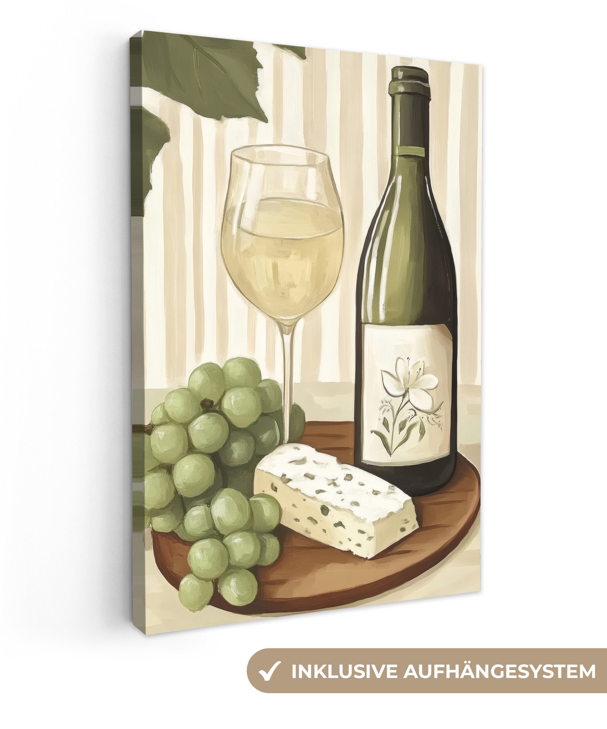 OneMillionCanvasses® Leinwandbild Wein - Trauben - günstig online kaufen