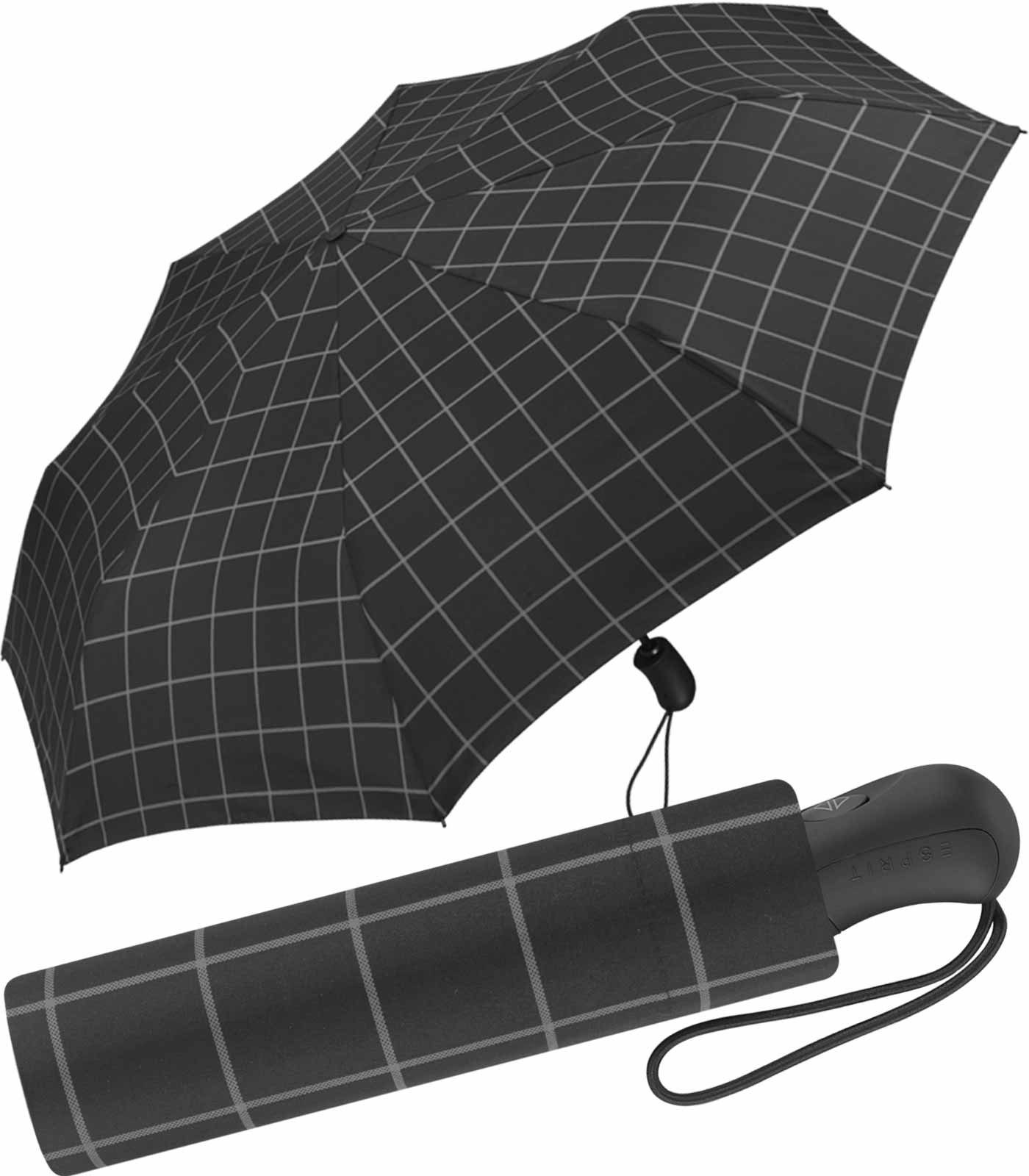 Esprit Taschenregenschirm Herren-Schirm Easymatic mit Auf-Zu günstig online kaufen