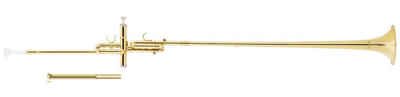 Classic Cantabile Signaltrompete AT-1871 Più Aida Trompete, (inkl. Wechselstimmzügen, Leichtkoffer & Mundstück), Fanfarentrompete in B- (H), Bb- & Ab-Stimmung