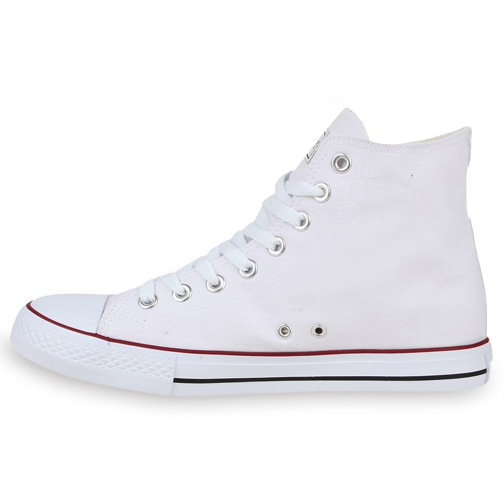 VAN HILL 5412342 HO CB019-1 Herren Sneaker White 42 Sneaker Herren High Top Sneakers Schnürer Sportschuhe