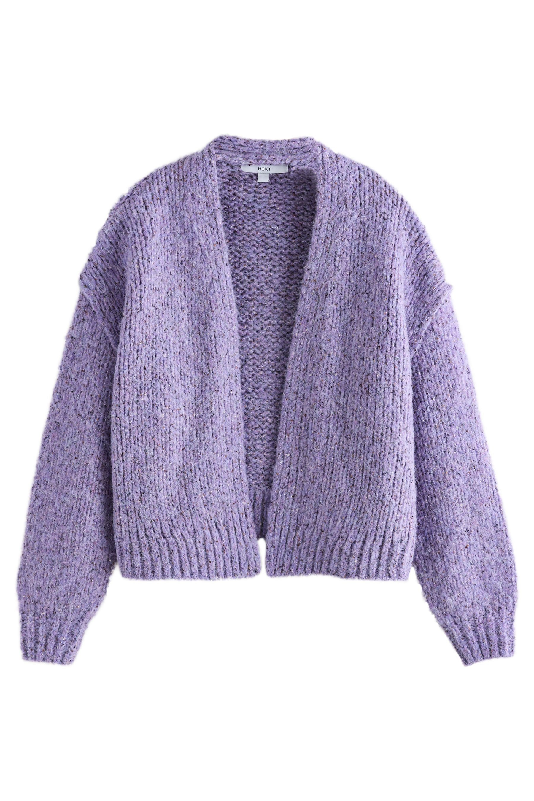 Next Strickjacke Weiche, verschlusslose Strickjacke im Grobstrick (1-tlg)