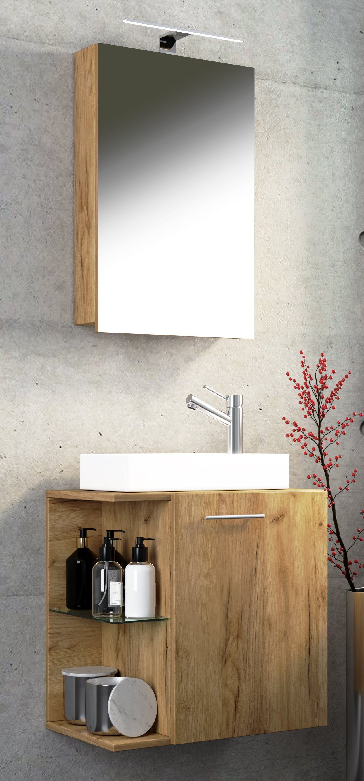 VCM Waschtisch 3-tlg Gäste WC Waschplatz günstig online kaufen