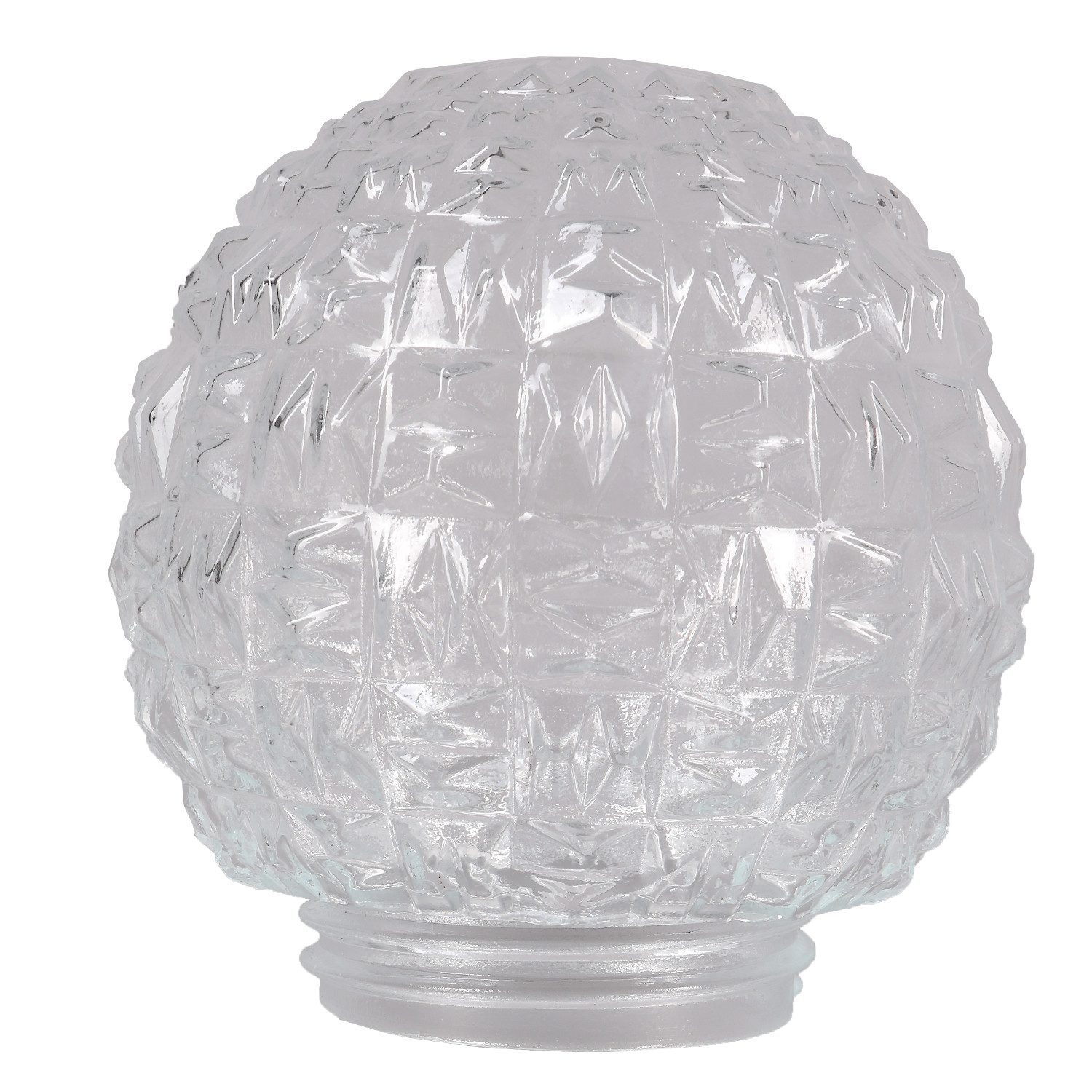 Home4Living Лампыschirm Kugelglas Kugelglasschirm hell mit Gewinde Ø15cm Лампыglas, dekorativ