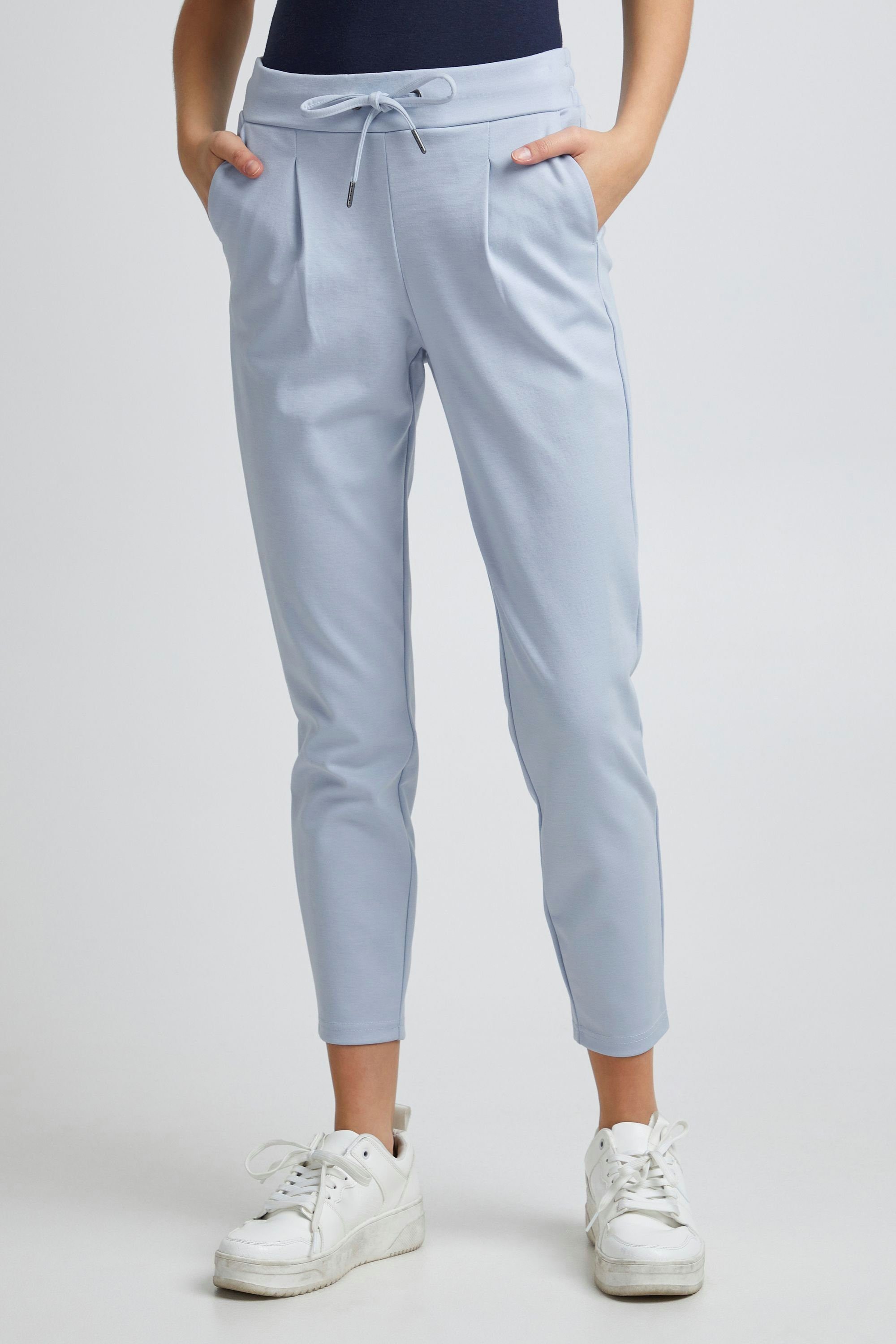 bequemer b.young pants (153915) 20803903 Passform Stoffhose crop BYRizetta Kentucky - Blue Stoffhose mit