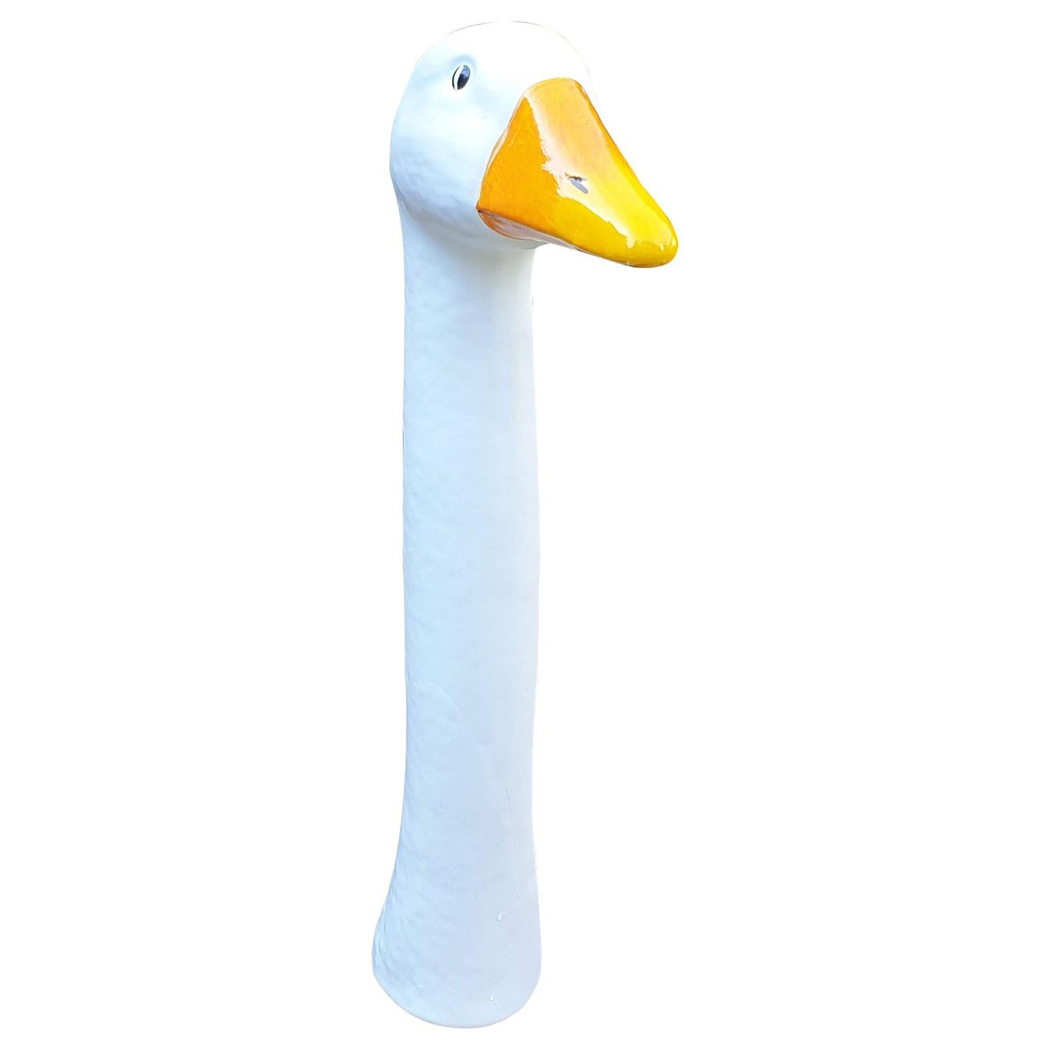 Tierfigur Gänsehals Gartenstecker Dekofigur Gartenfigur 35 cm hoch lustige Deko