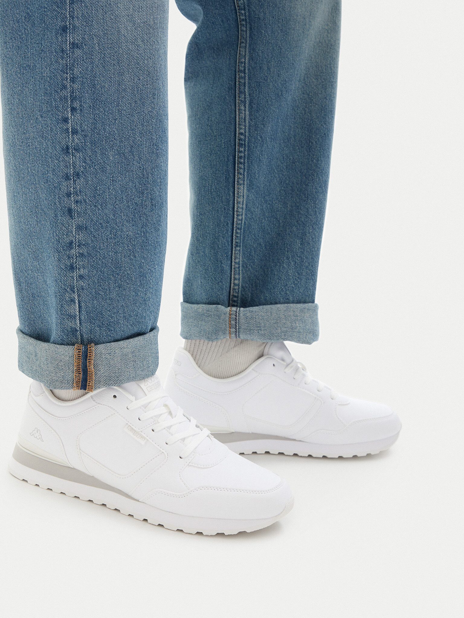 Kappa Kappa Herren-Sneakers Weiß V12-1127 Sneaker