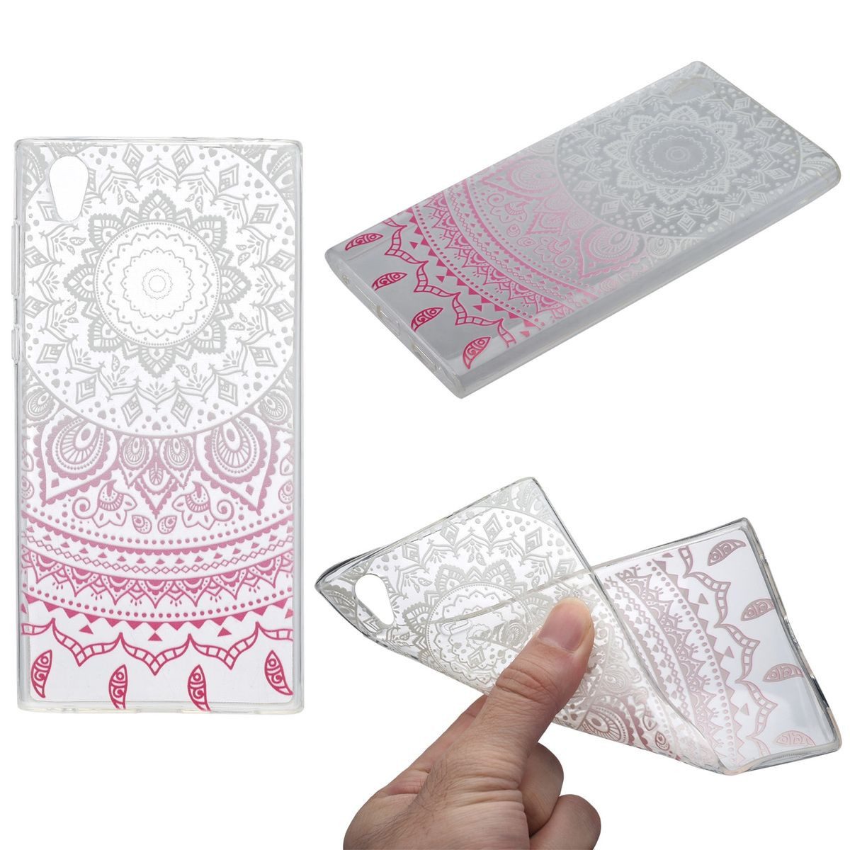 König Design Handyhülle Sony Xperia XA2, Sony Xperia XA2 Handyhülle Backcover Weiß