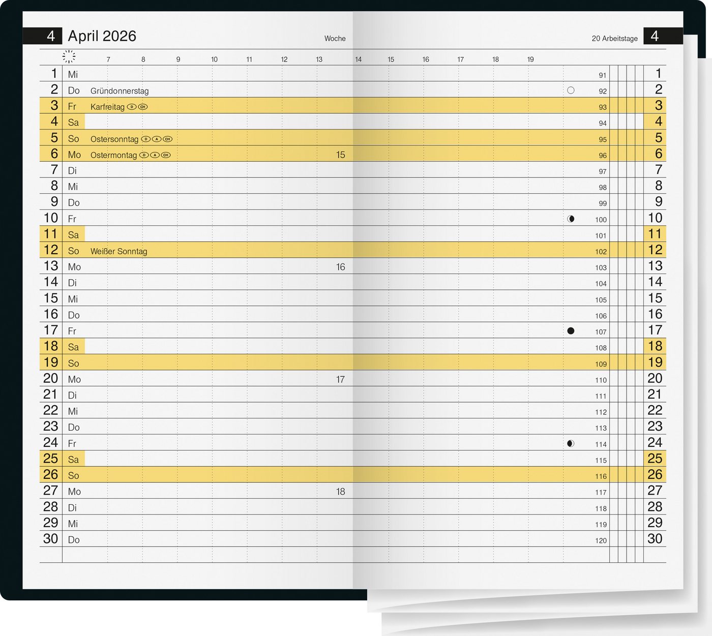 Thumbnail - RIDO Taschenkalender 2026 Rido Taschenkalender Miniplaner d 15 A6 rotbraun