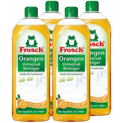 FROSCH 4x Frosch Orangen Universal Reiniger 750 ml Allzweckreiniger