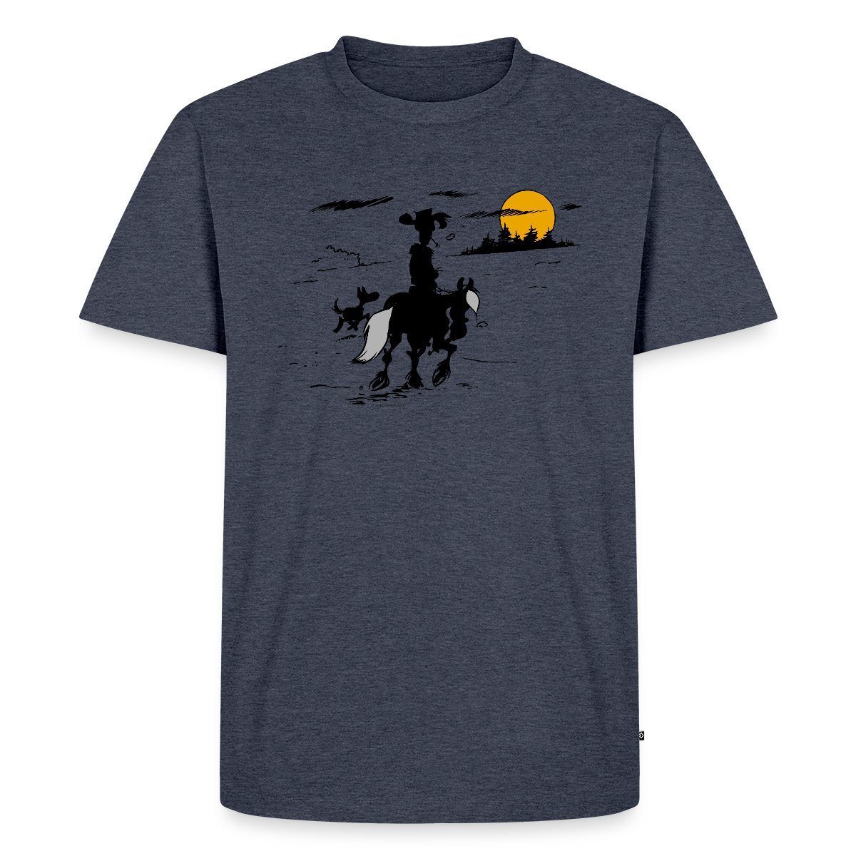 Spreadshirt T-Shirt Lucky Luke mit Jolly günstig online kaufen