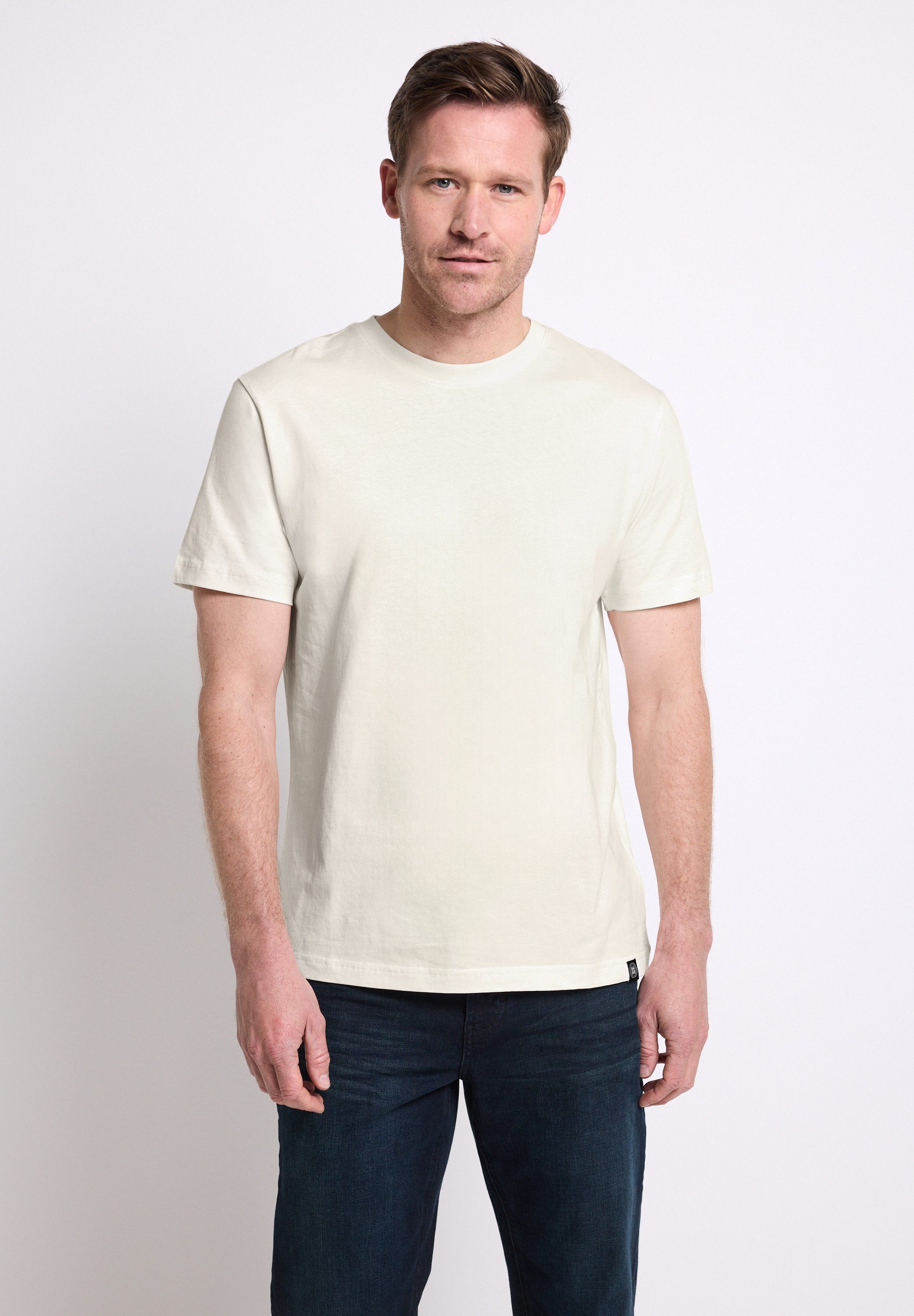 STREET ONE MEN T-Shirt aus reiner Baumwolle