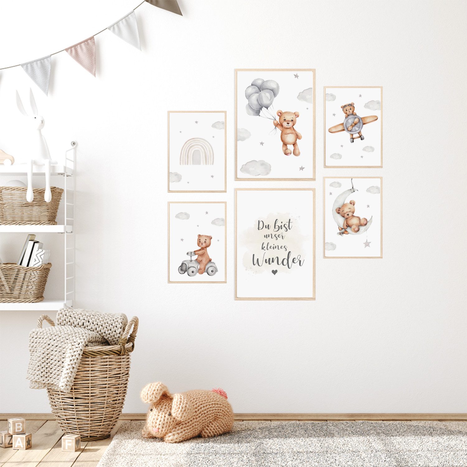 MeinBaby123® Poster Bilder Kinderzimmer, Poster Kinderzimmer Deko, Babyzimmer Deko, Spruch Wandbilder – Bild 5 von 5
