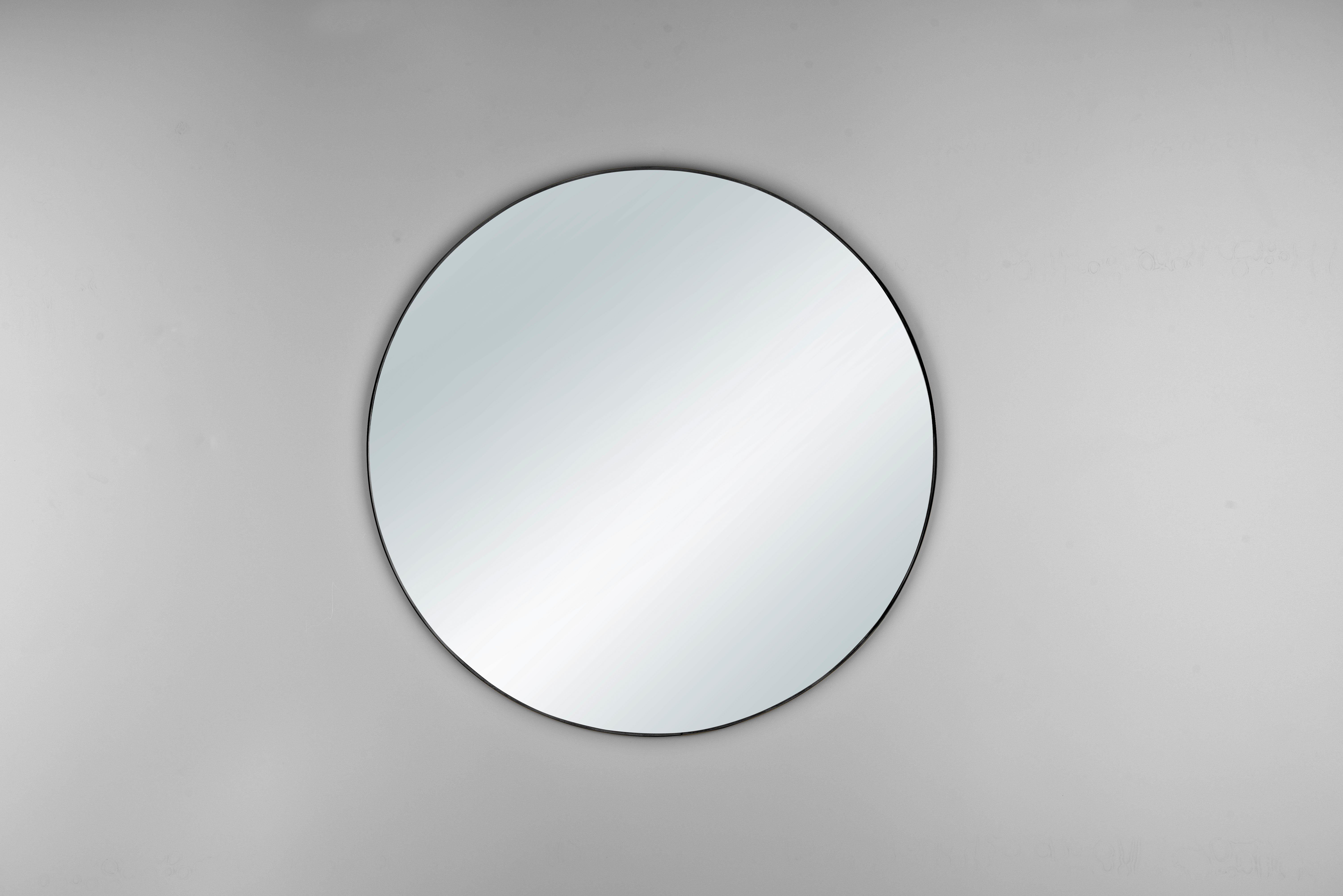 MIRRORS AND MORE Dekospiegel Mila (1-St), Wandspiegel, rund, Ø 50 cm, lacki günstig online kaufen