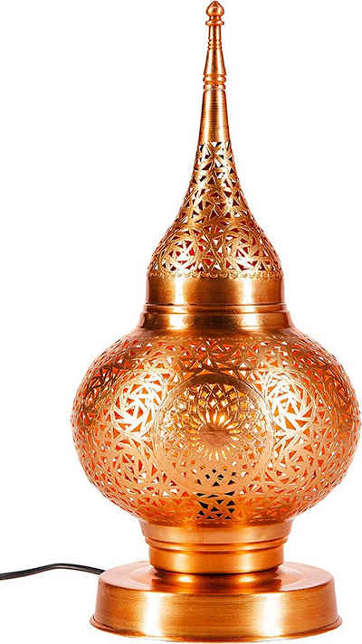 Marrakesch Orient & Mediterran Interior Stehlampe Orientalische Tischlampe Lampe Hayati 45cm