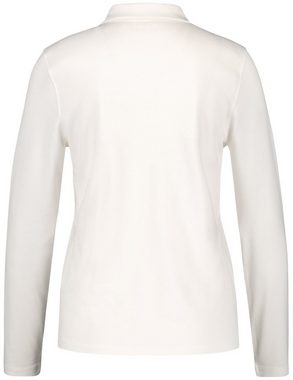 GERRY WEBER Langarm-Poloshirt Langarm Poloshirt mit durchgehender Knopfleiste