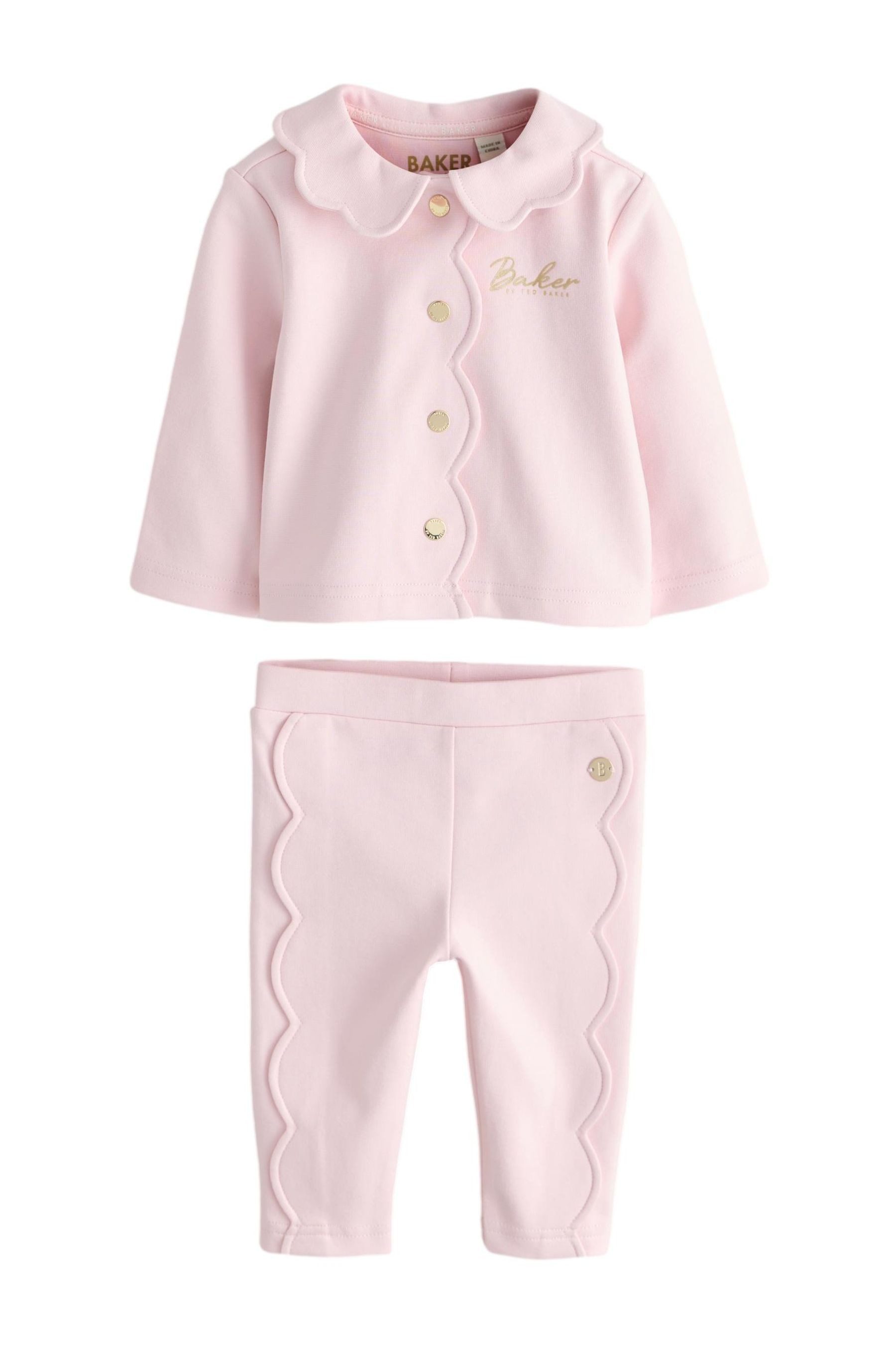 Baker by Ted Baker Langarmshirt & Leggings Baker by Ted Baker Ponte-Jacke und Leggings (2-tlg)