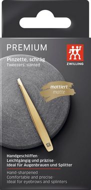 Zwilling Augenbrauenpinzette TWINOX GOLD EDITION SCHRÄGE PINZETTE