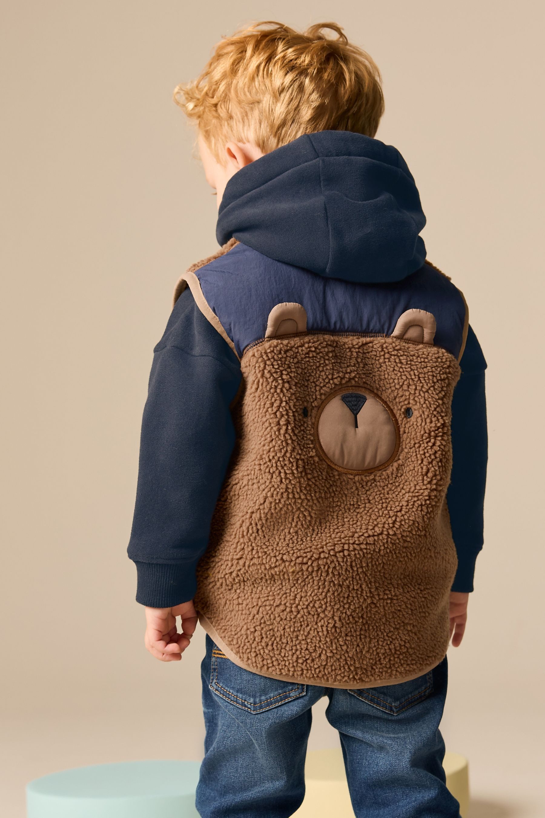 Next Steppweste Gilet-Jacke aus Borg (1-tlg) günstig online kaufen