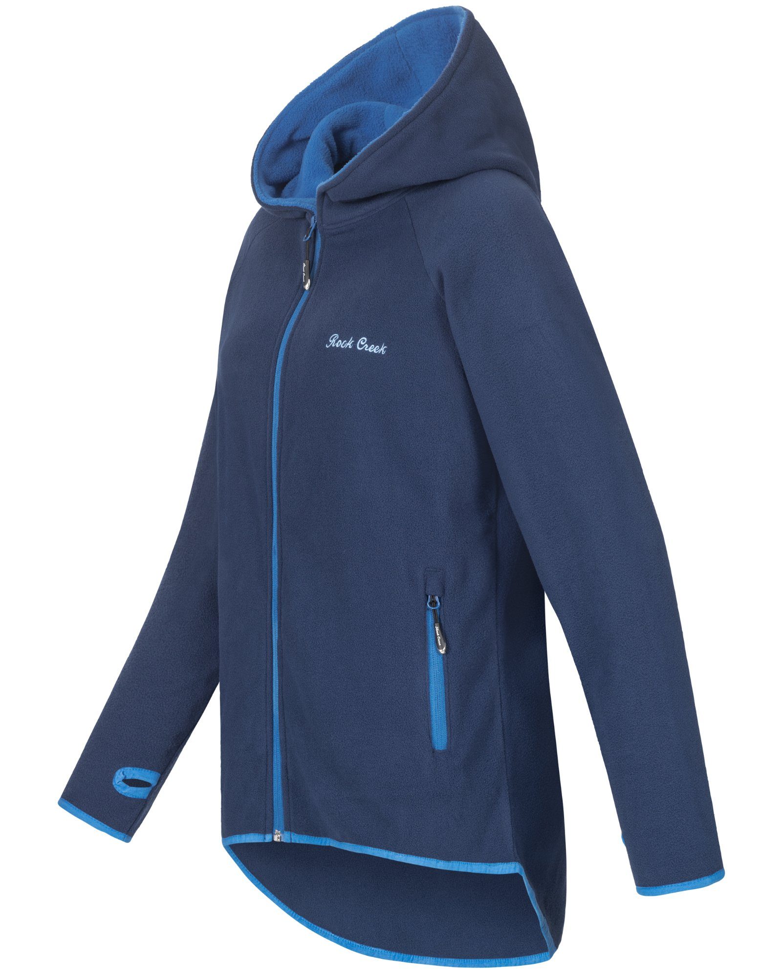 Rock Creek Fleecejacke Damen Fleecejacke Lang günstig online kaufen