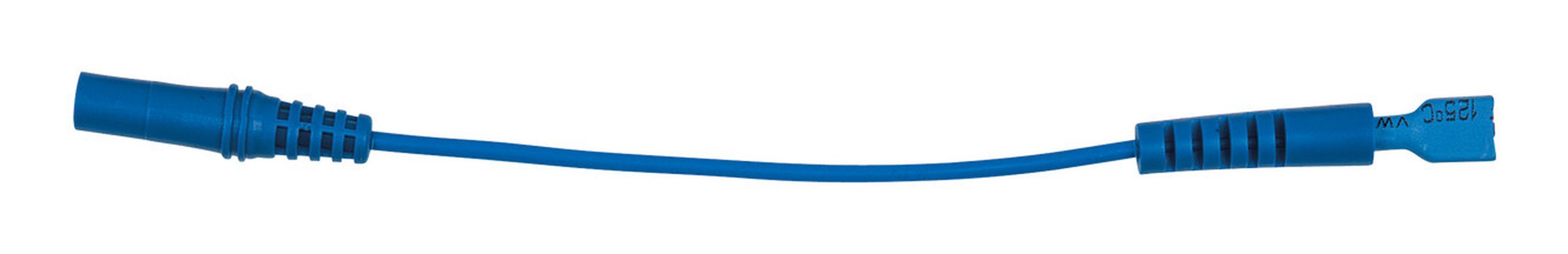 KS Tools Multimeter, 4 mm Eingangsbuchse auf 6 mm Prüfadapterbuchse flach (blau)