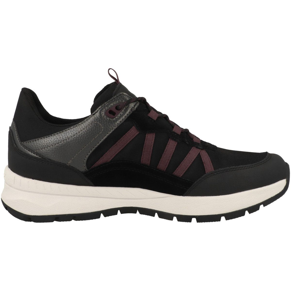 Geox D Braies B ABX B Damen Sneaker Turnschuhe, Sportschuhe, Freizeitschuhe, Halbschuhe, Schnürschuhe