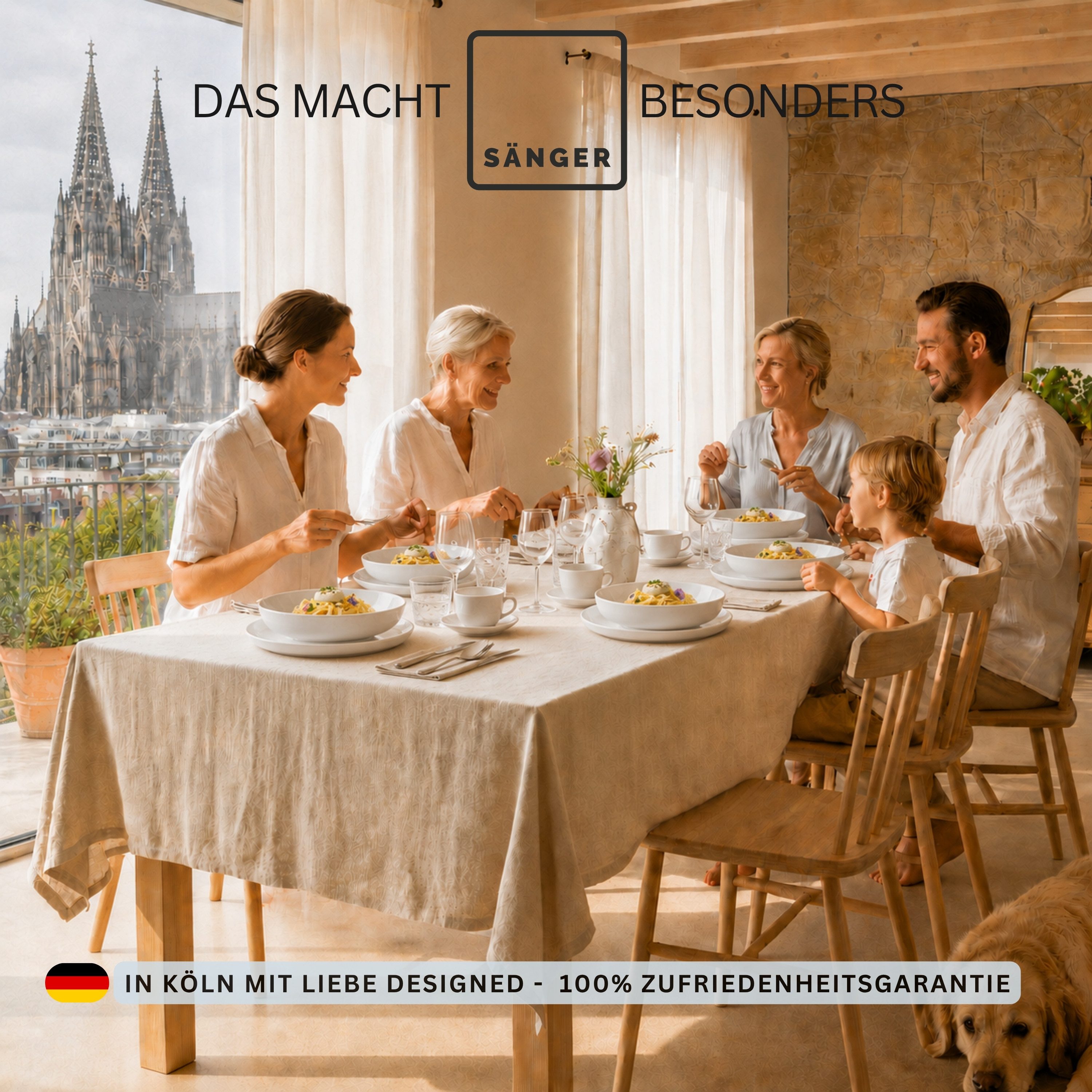 SÄNGER Tafelservice Marlo Geschirrset (18-tlg), 6 Personen, Porzellan, Weiß, Premium Collection – Bild 5 von 5